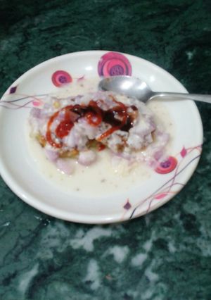 A picture of Sago tikki chat.