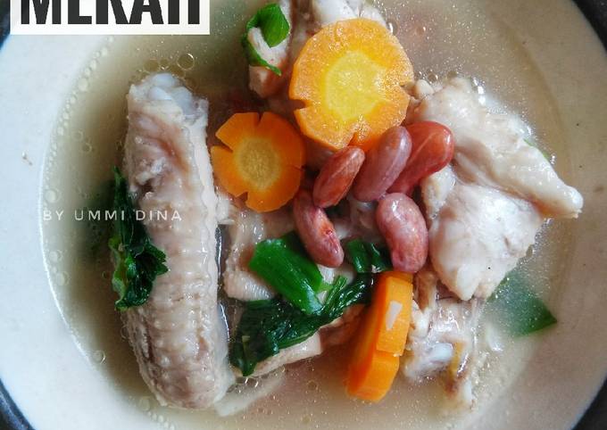 Cara Membuat Soup senerek ayam kacang merah yang Sempurna