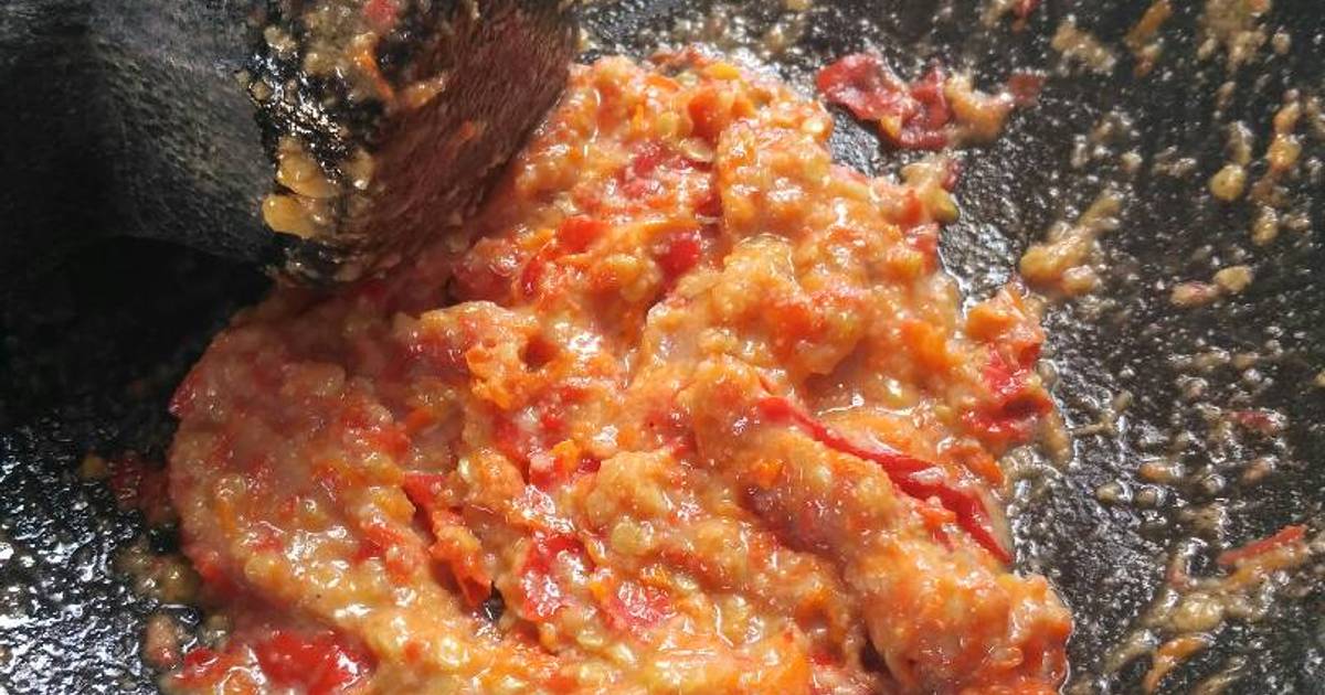  Resep  Sambal  bawang  kemiri oleh Chiovita Septyantika Cookpad 