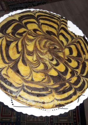 عکسی از دستور کیک خوشمل من😋