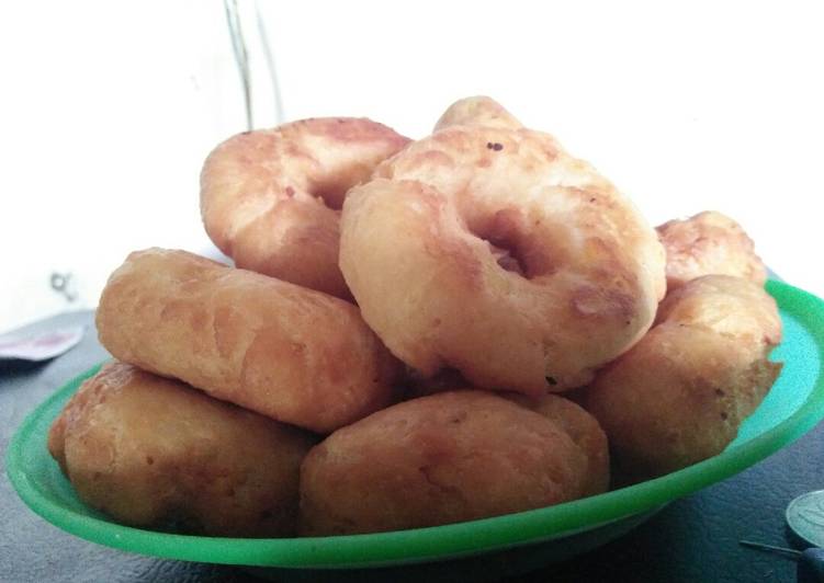Donat kentang tanpa telur