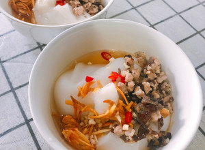 Hình của món Bánh đúc nóng đơn giản.