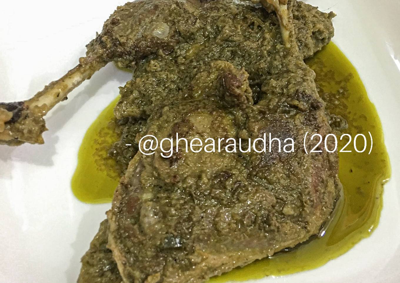 Itiak Lado Mudo Koto Gadang, Sumbar (Bebek Sambal Hijau)