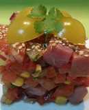 Ceviche de atún fresco de almadraba