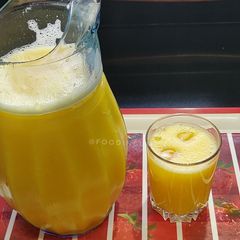 A picture of Homemade Fresh Mango Frooti.