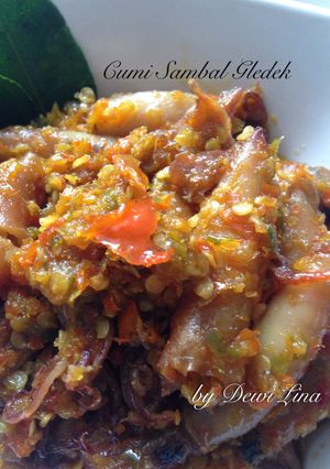 Foto resep Cumi Sambel Gledek