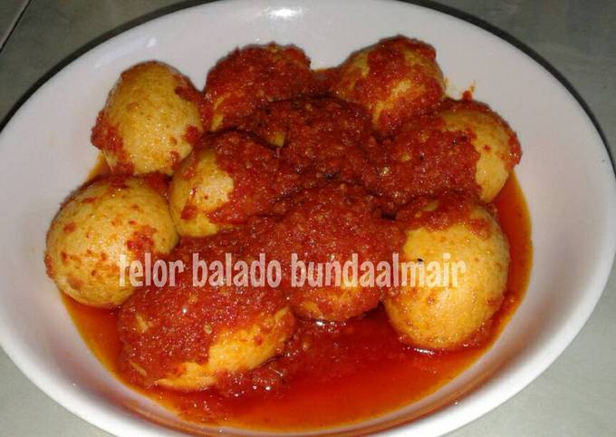 Yuk intip, Resep gampang membuat Telor balado simple &amp; enak yang spesial