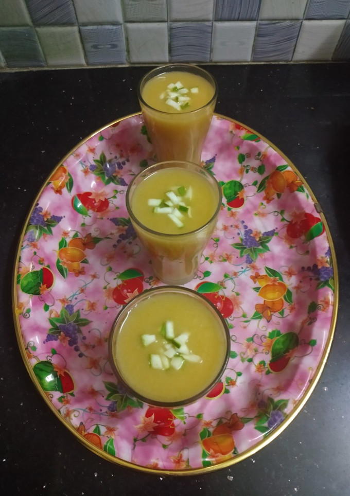 * கிளி மூக்கு மாங்காய் சர்பத் *(mango sarbath recipe in tamil) செய்முறை முக்கிய புகைப்படம்