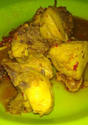 Foto resep Ayam ungkep kecap pedas praktis