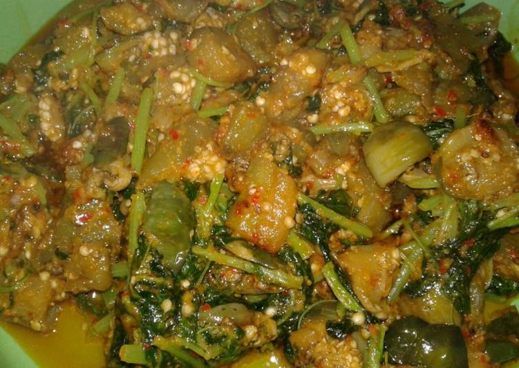 Oseng Terong Bayam Bumbu Bali