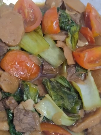 Cara Mudah Menyiapkan Resep Tumis Pakcoy Bakso dan Daging Sapi yang Enak