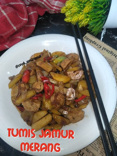 Foto resep Tumis jamur merang