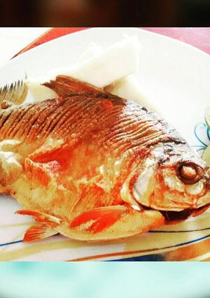 Una foto de Pescado frito (cachama)