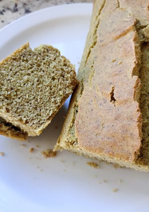 Una foto de Pan de premezcla sarraceno y arveja💕