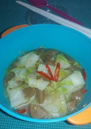 Foto resep Tumis Sawi Putih dan Bakso