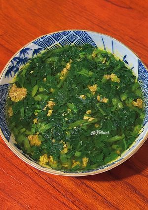 Hình của món Canh Cua Rau Mồng Tơi.
