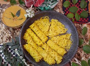 Foto resep Roti Jala atau Ragit Jalo Dengan Kuah Kari Daging