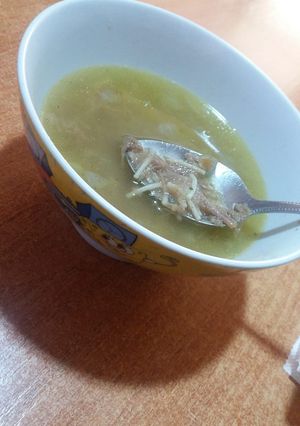 Una foto de Sopa de ternera