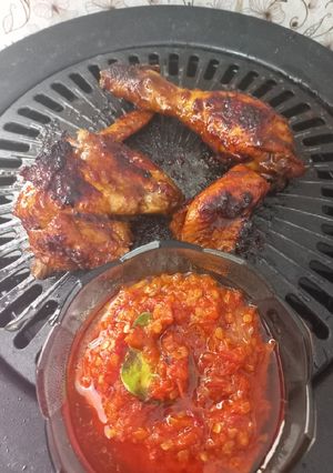 Foto resep Ayam bakar dan sambel goreng
