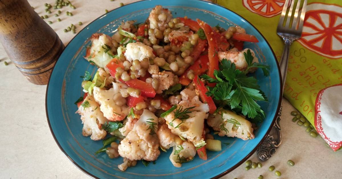Рецепт салата с бобами мунг