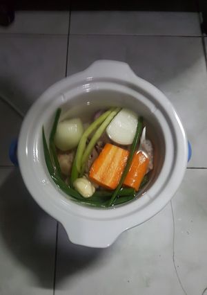 Foto resep Kaldu Ayam MPASI slow cooker