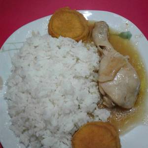 Pollo de dieta en salsa de naranja
