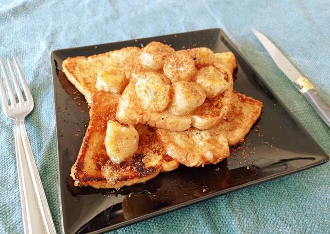 Pain perdu à la banane