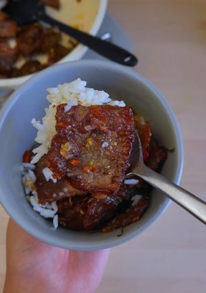 Foto resep Empal Black Angus bumbu sambal matah