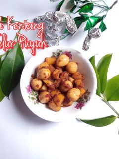 Foto resep Balado Kentang Telur Puyuh