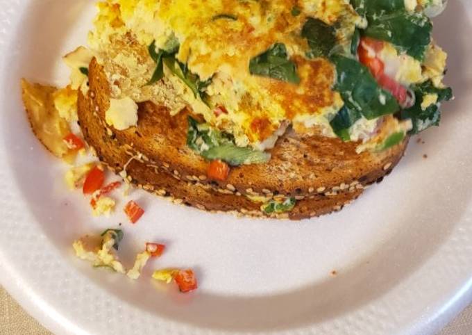 Omelets sandwiches