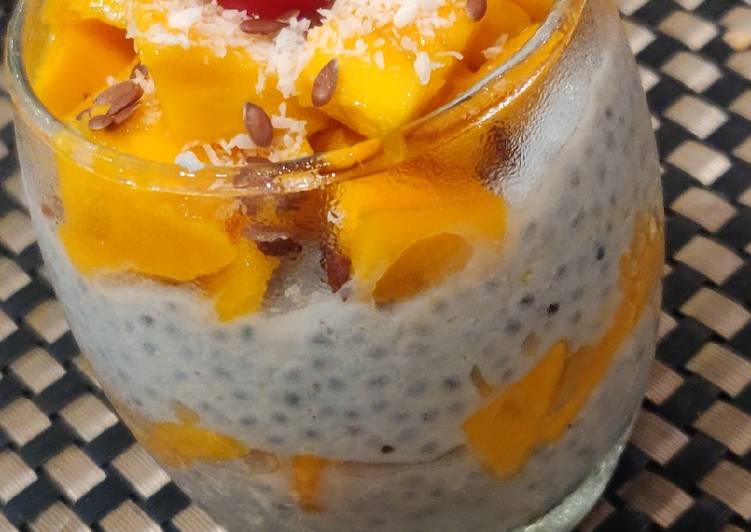 Step-by-Step Guide to Prepare Favorite Mango coconut chia pudding