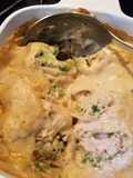 Chicken and broccoli stuffed shells
