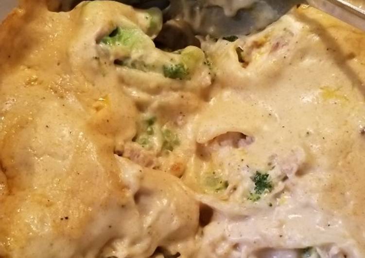 Recipe of Speedy Chicken and broccoli stuffed shells