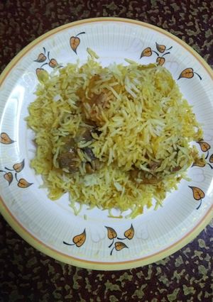 A picture of Chicken pullav.