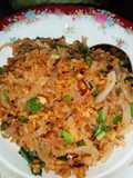 Nam Sod with Crispy Rice Cakes