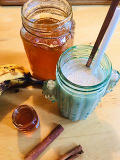 Φωτογραφία της συνταγής Banana Milkshake 🍌🥛🍯
