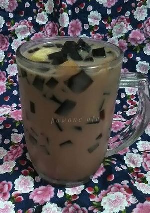 Foto resep Es coklat cincau mix buah