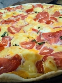 Una foto de Tarta caprese en dos pasos
