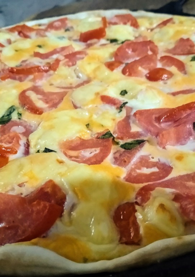 Una foto de Tarta caprese en dos pasos