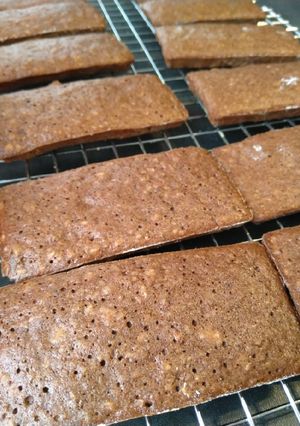 Une photo de Financier noisette cacao