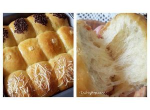 Foto resep Roti manis kasur/sobek tanpa ulen empuk, enak 👍