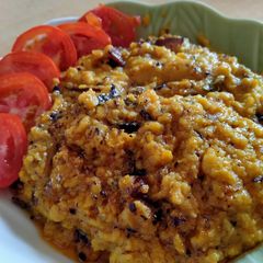 A picture of Dhaba style chana dal.