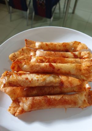 Foto resep Caramel banana roll (aka Pisang aroma)