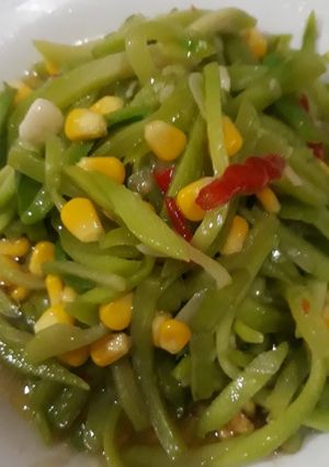 Foto resep Labu oseng jagung