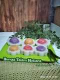 *Bunga Talam Mutiara, Gluten Free + Pewarna Alami*