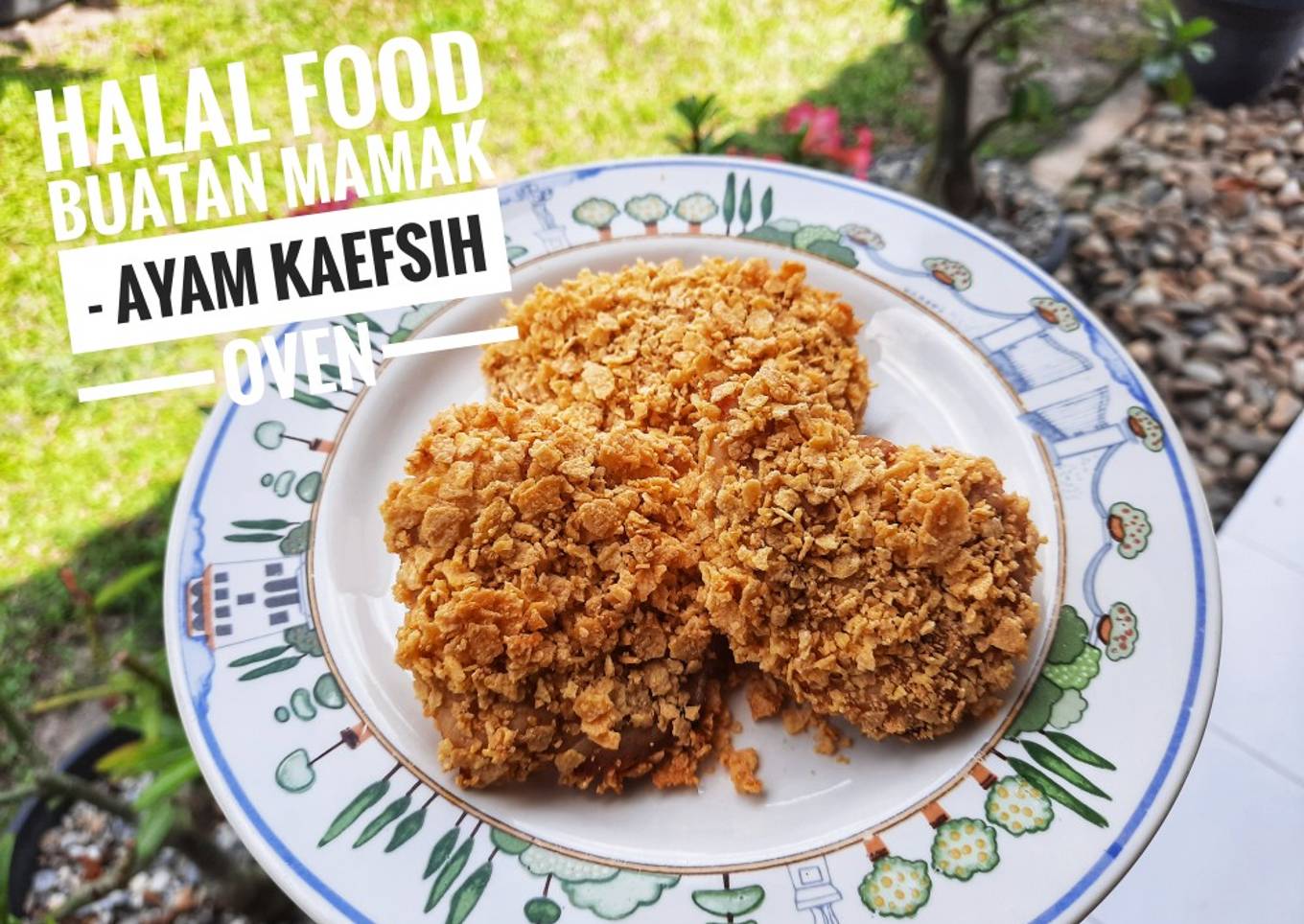 Ayam KAEFSIH oven / ayam geprek Simple enak no minyak SEHAT