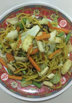 รูปของ “ผัดหมี่ยากิโซบะเจ”#กินผักรักสุขภาพ5