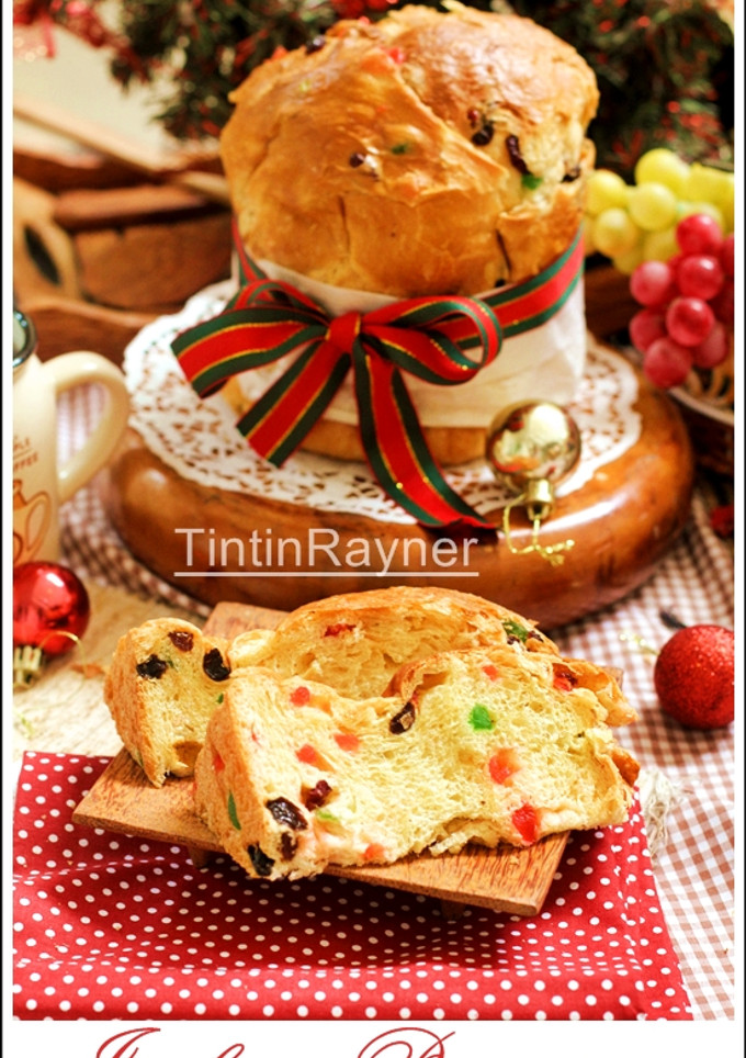 Foto resep Pannetone Roti Natal khas Italia - Italian Christmas Bread- Trial langsung enyak