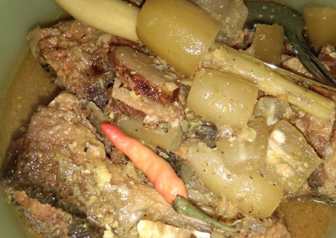 Resep Ikan bandeng kuah kuning yang Menggugah Selera