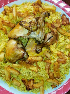 صورة لوصفة كبسة دجاج